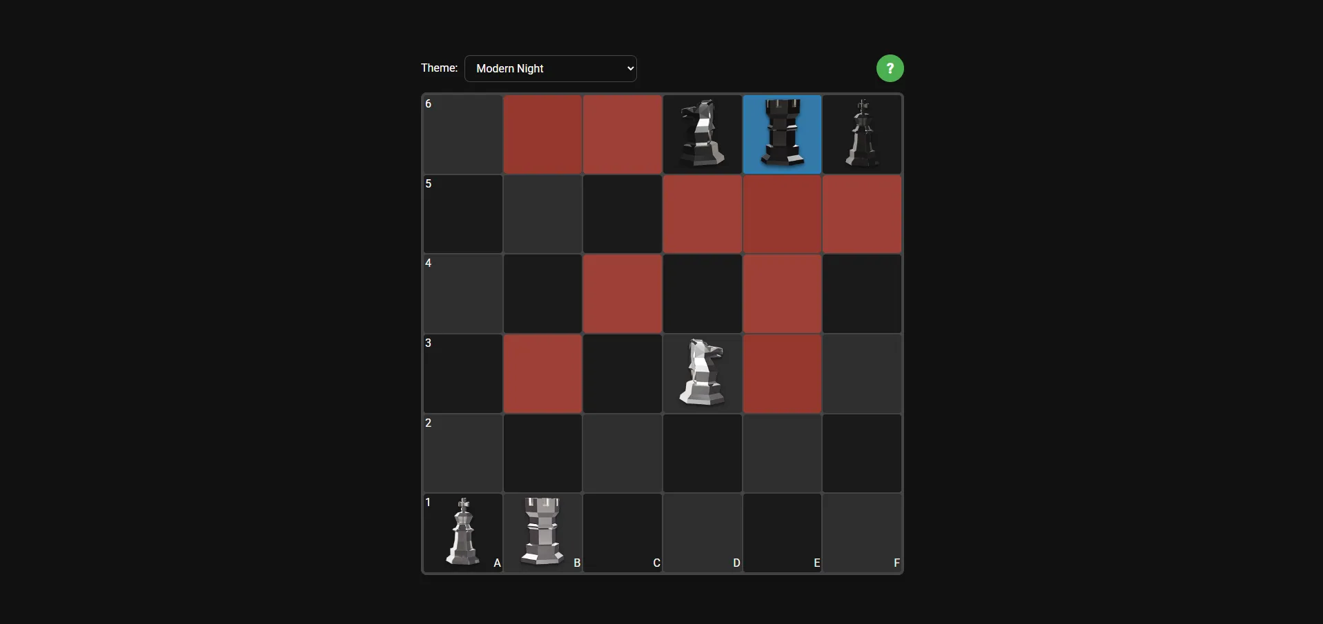 Custom Chess Possible Moves